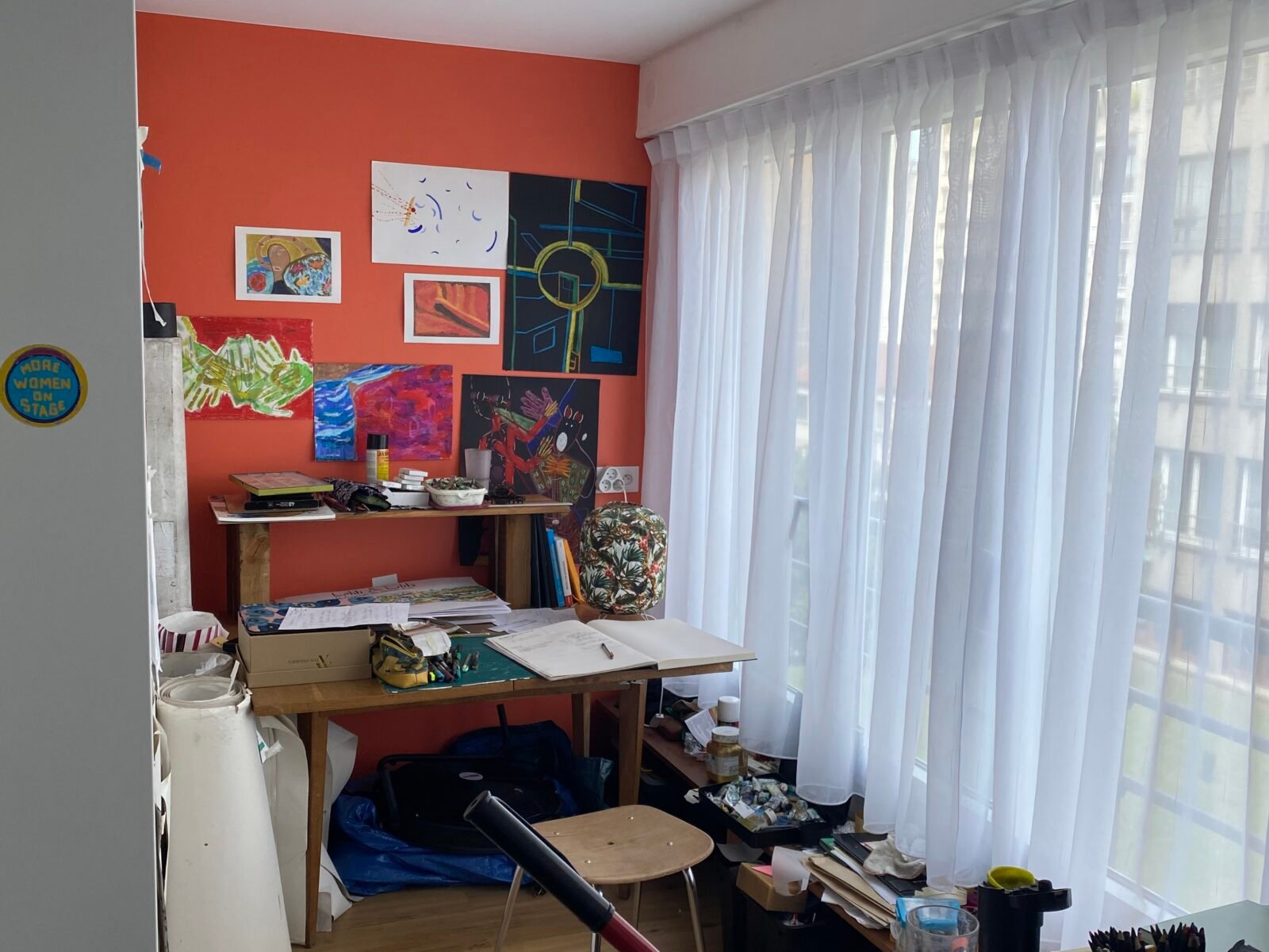 Appartement (68m2) Paris 20eme / Cabine insonorisée pour musicien.nes, tapis de danse