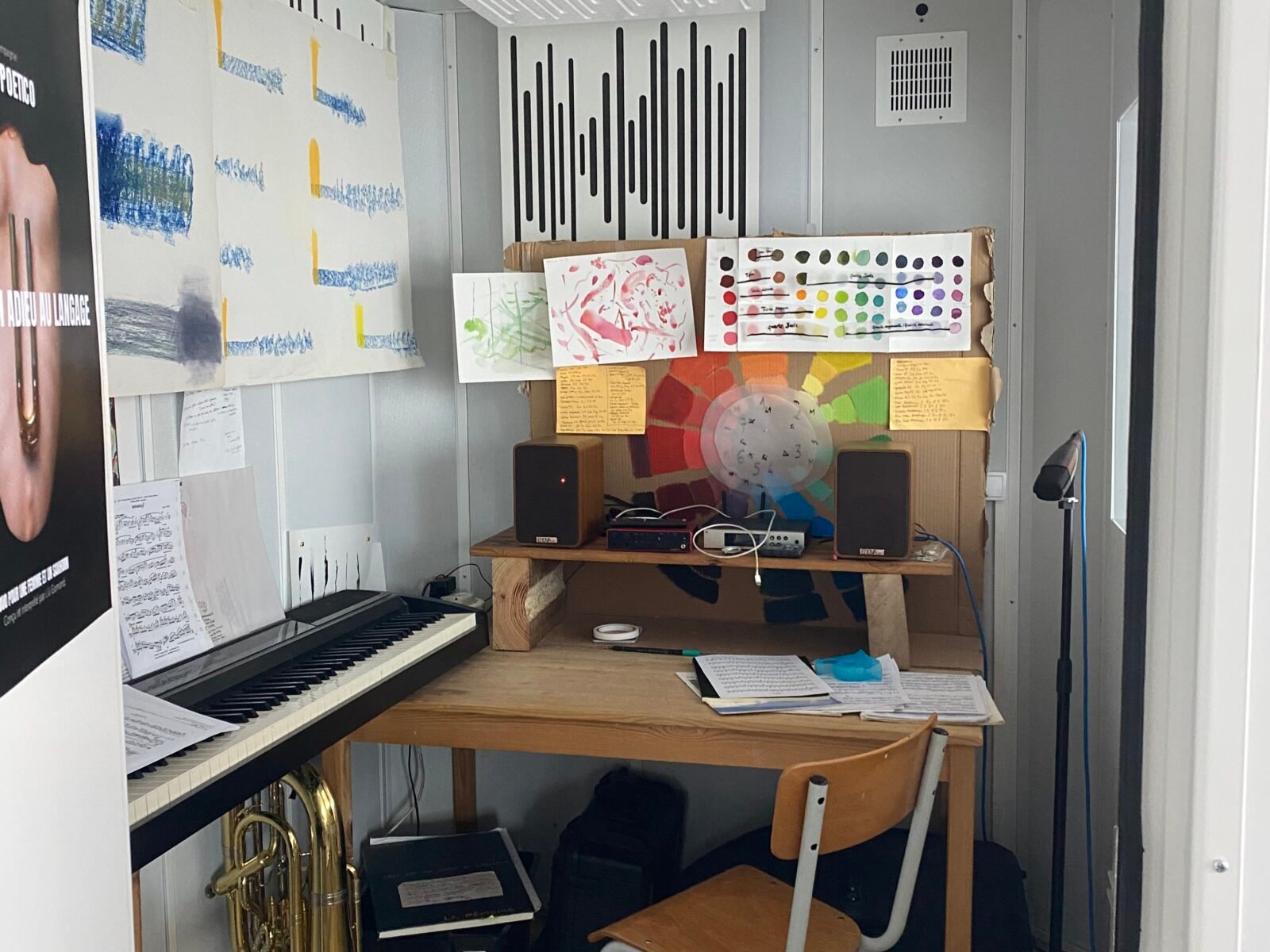 Appartement (68m2) Paris 20eme / Cabine insonorisée pour musicien.nes, tapis de danse