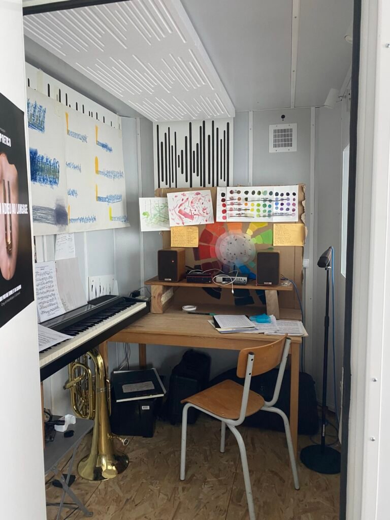 Appartement (68m2) Paris 20eme / Cabine insonorisée pour musicien.nes, tapis de danse
