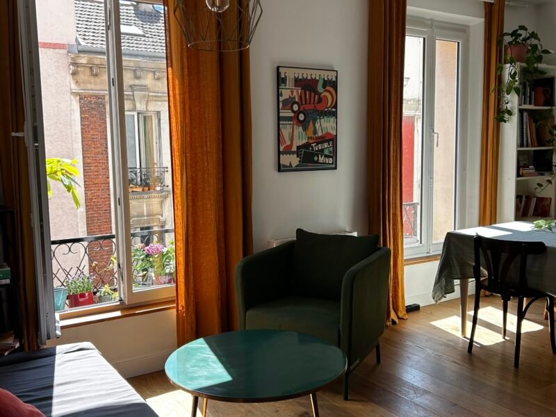 Grand appartement lumineux à Pantin, tout proche de Paris centre