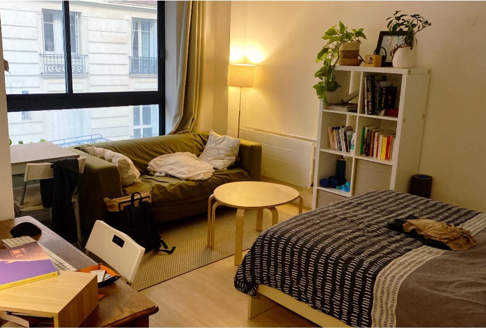 Studio tout équipé à Gambetta (20e)