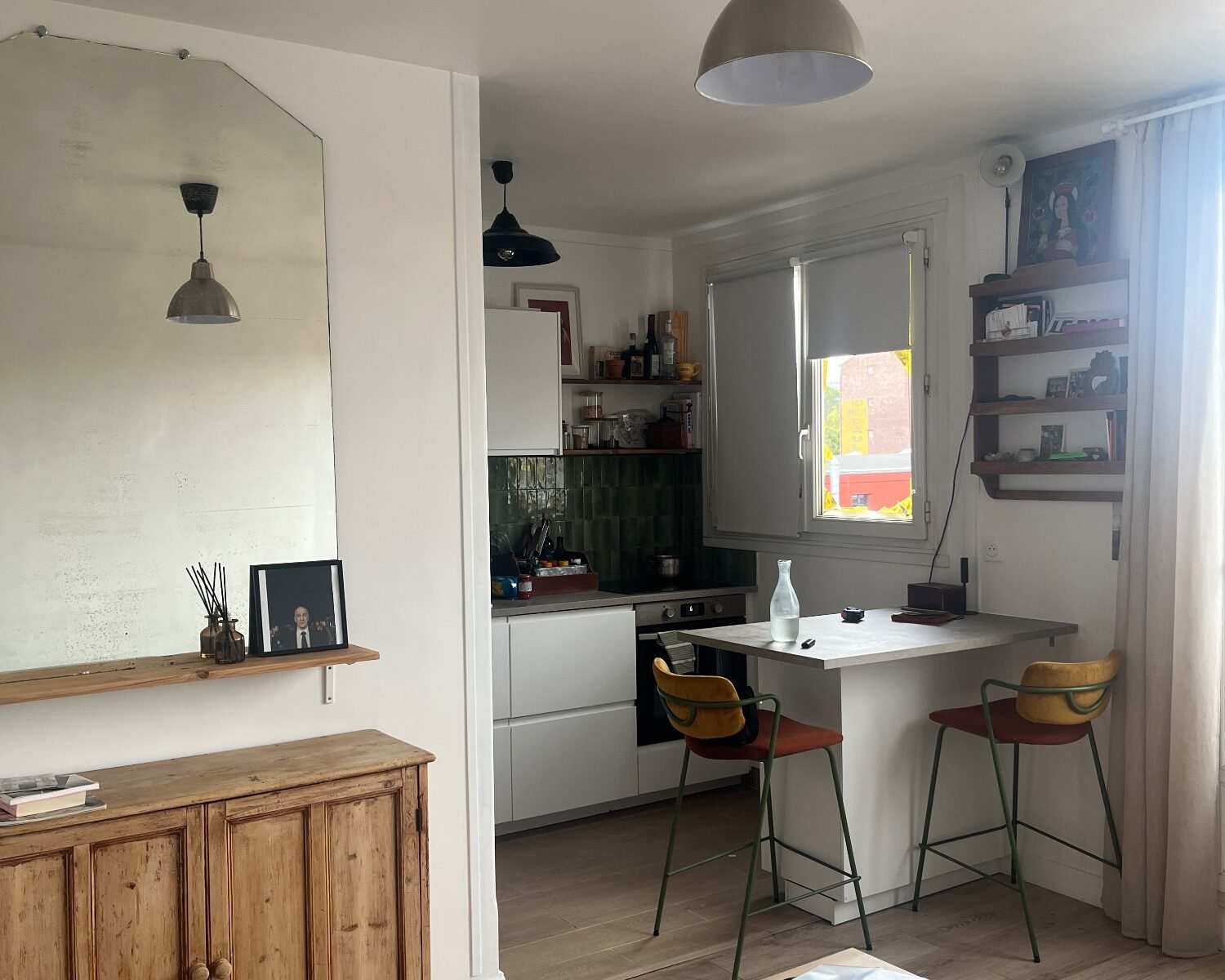 2 pièces de 35 m2 à Saint Ouen vues sur les puces
