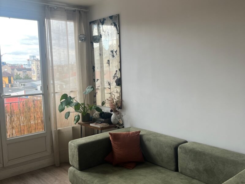 2 pièces de 35 m2 à Saint Ouen vues sur les puces