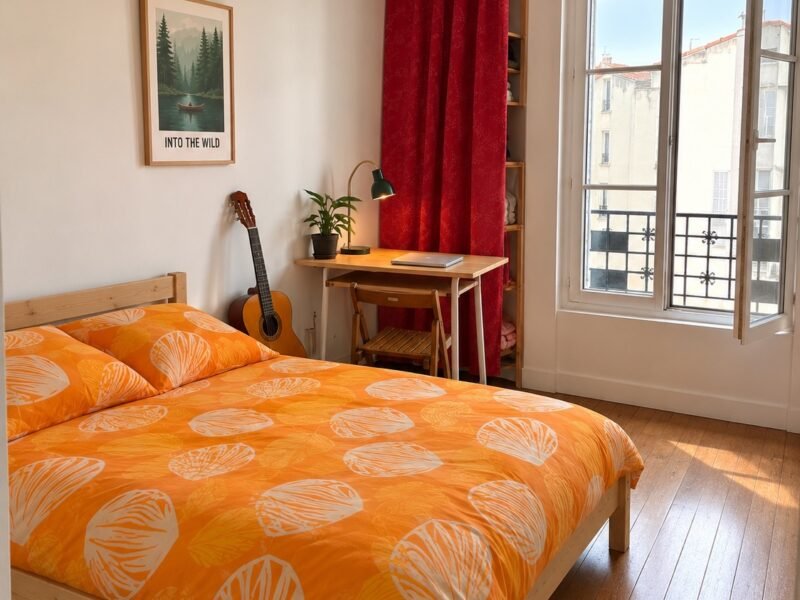 Appartement d’artiste entier – Paris 20e / Gambetta