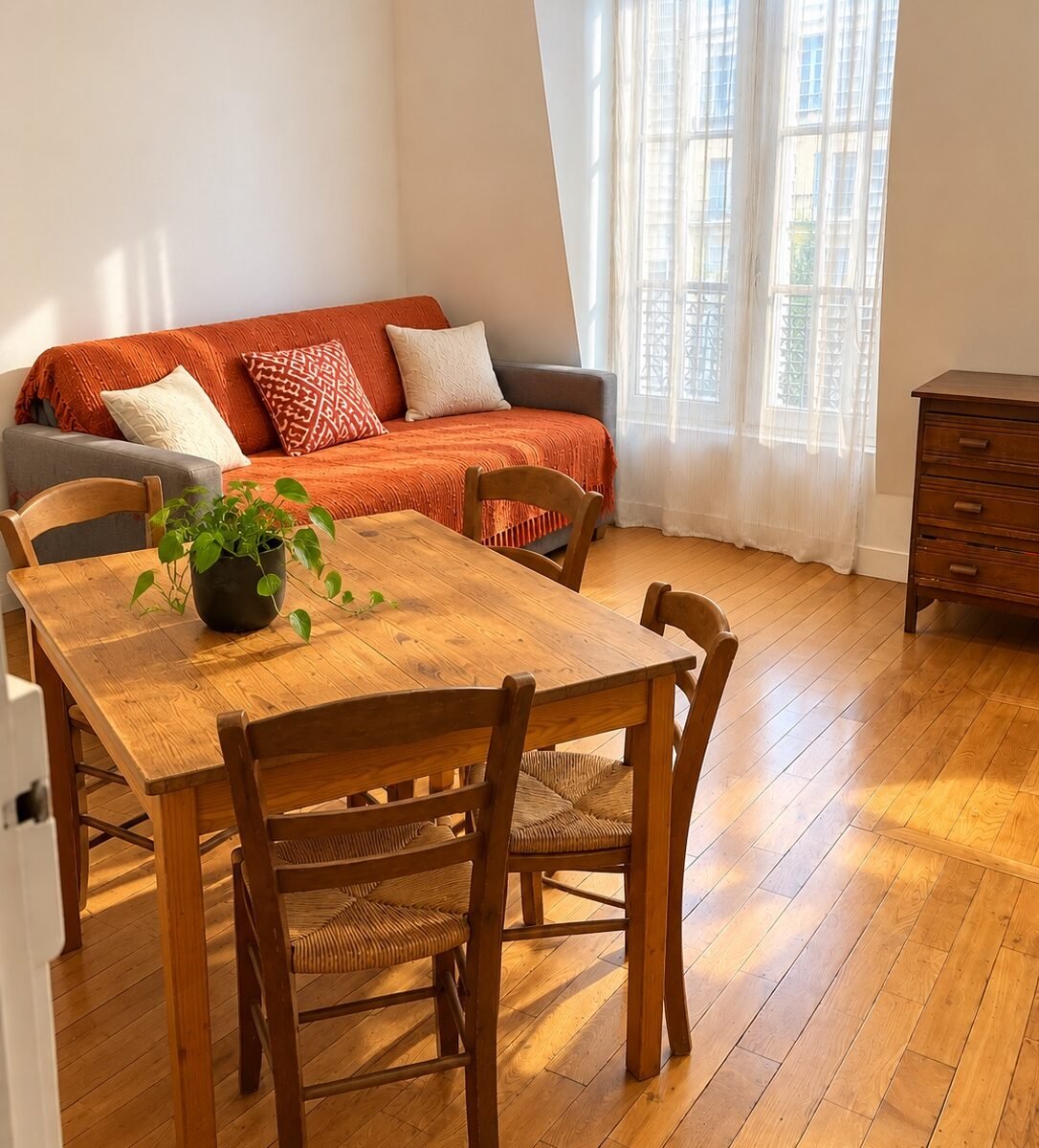 CHAMBRE À LOUER dans un appartement– PARIS 20e / GAMBETTA – COLOCATION ARTISTIQUE