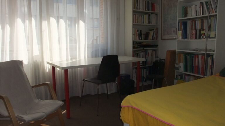 Chambre privée dans un appartement familial, en centre-ville.