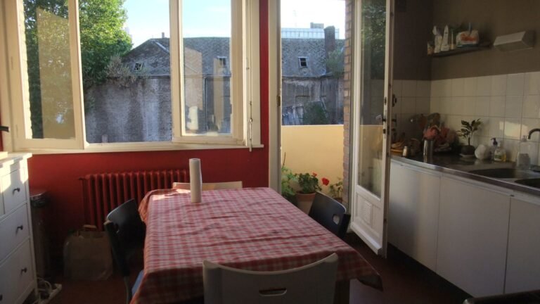 Chambre privée dans un appartement familial, en centre-ville.