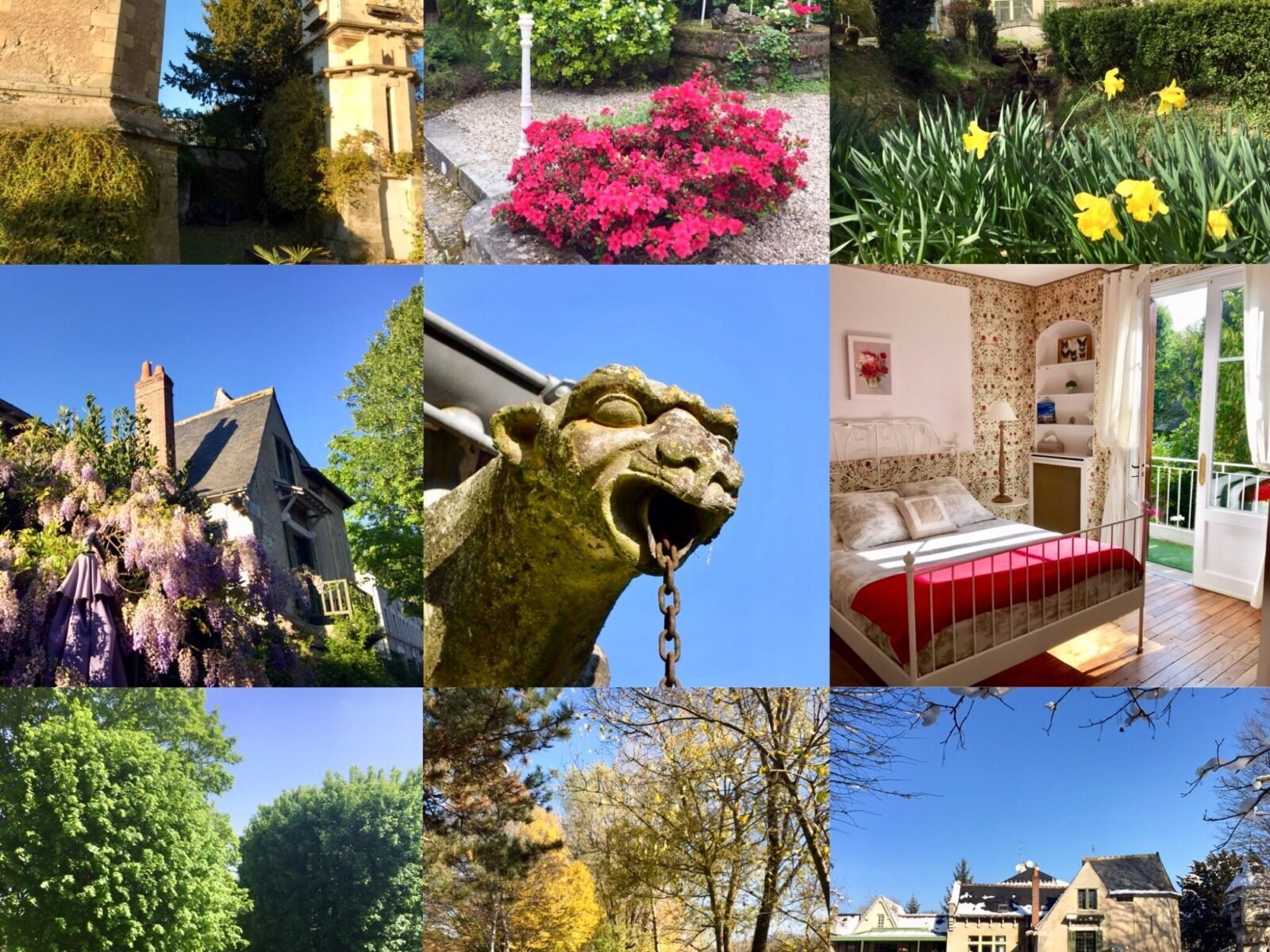 Villa de charme 55m2 au cœur d’une propriété historique à Rochecorbon (10min gare tgv).