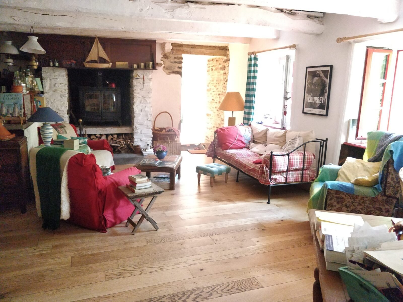 Chambre partagée dans maison de pêcheurs dans village typique de Bords de Rance.