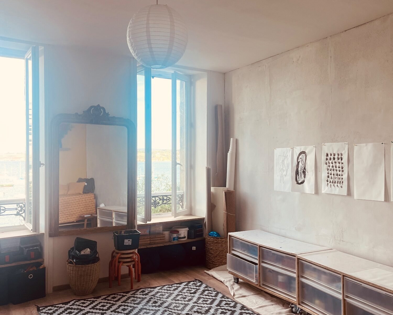 Studio lumineux vue mer