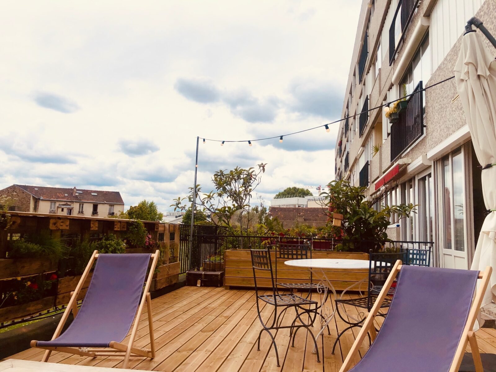 Location appartement 45m2 avec jardin Paris