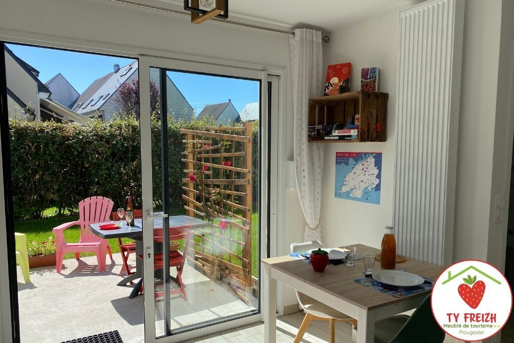 🍓TY FREIZH - Charmant studio meublé classé 2* avec jardin et terrasse au sud & au calme