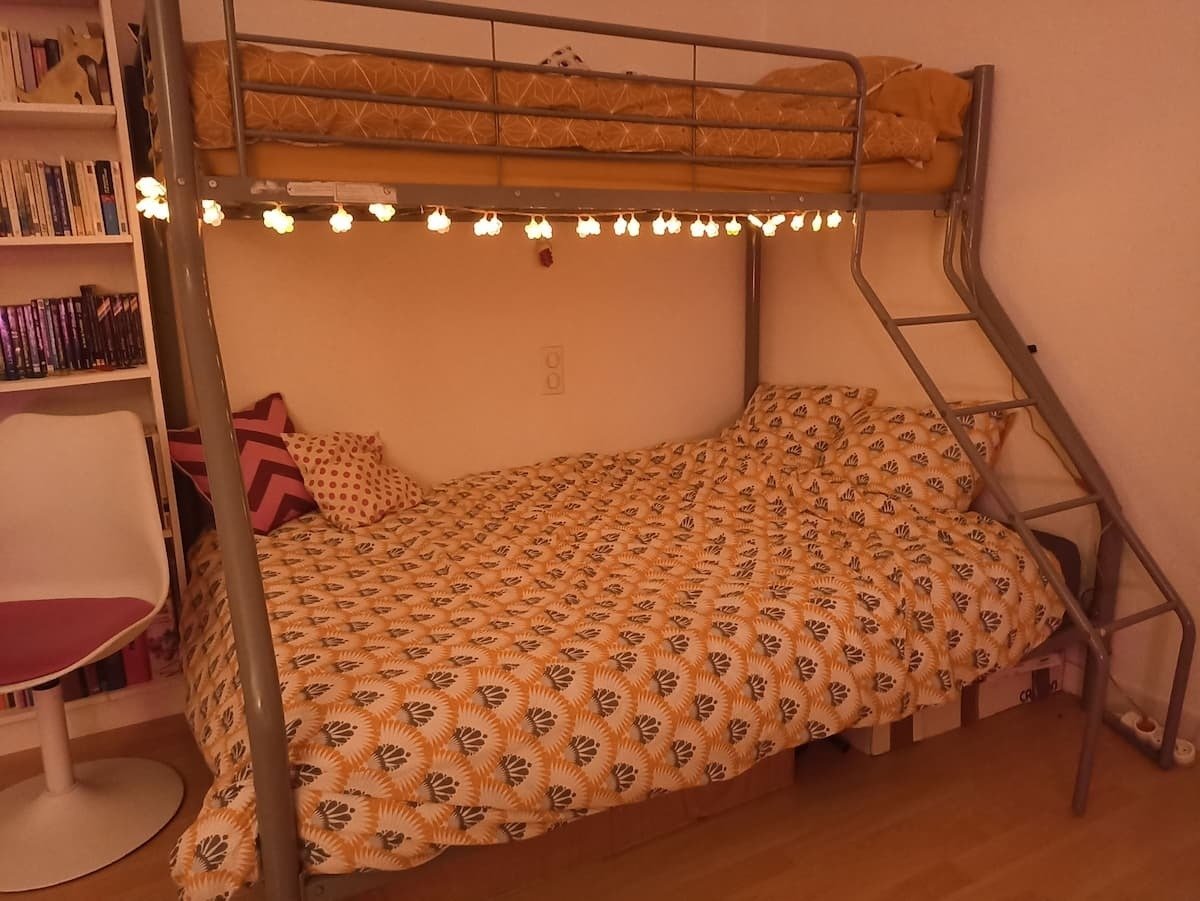 Grande chambre dans appart, hypercentre